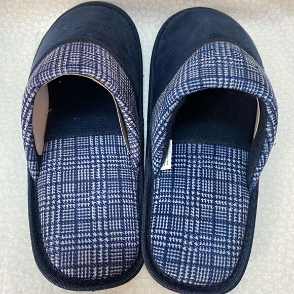 GOLDTOE Men's Size Small (7) Blue Memory Foam Slippers - Picture 3 of 8
